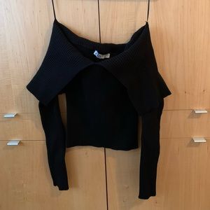 NWT Zara Over-the-Shoulder Sweater